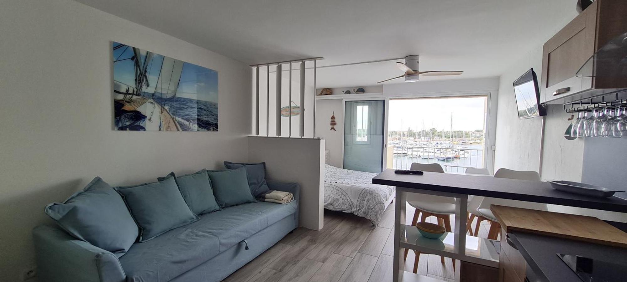 Appartement Avec Balcon, Vue Mer, Piscine, Parking Agde Bagian luar foto